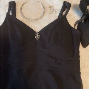 Nine West black party dress size 8